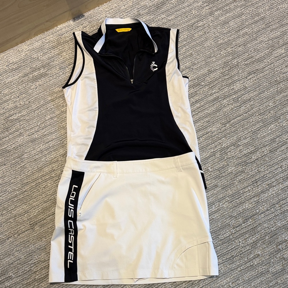 Black and White Golf Outfit